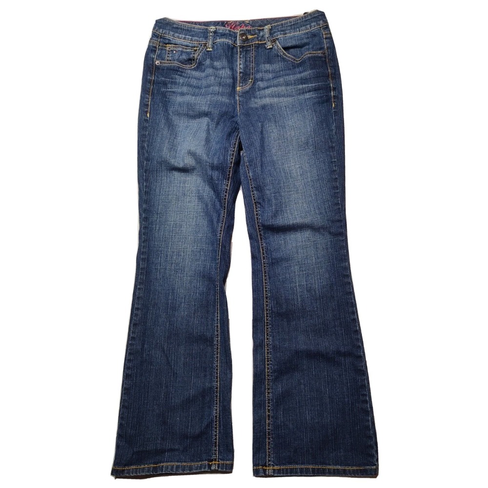 VTG Y2K TOMMY HILFIGER HOPE Bootcut Women Size 10A (29" Inseam) Denim Blue Jeans